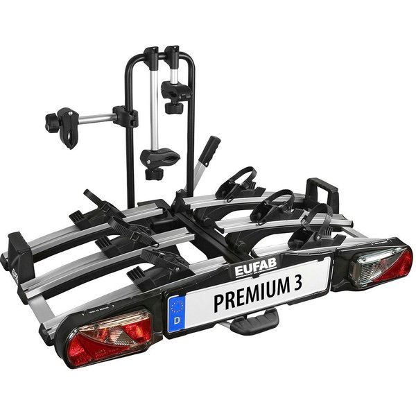 EUFAB Kupplungsfahrradträger PREMIUM 3, für max. 3 Räder, abschließbar