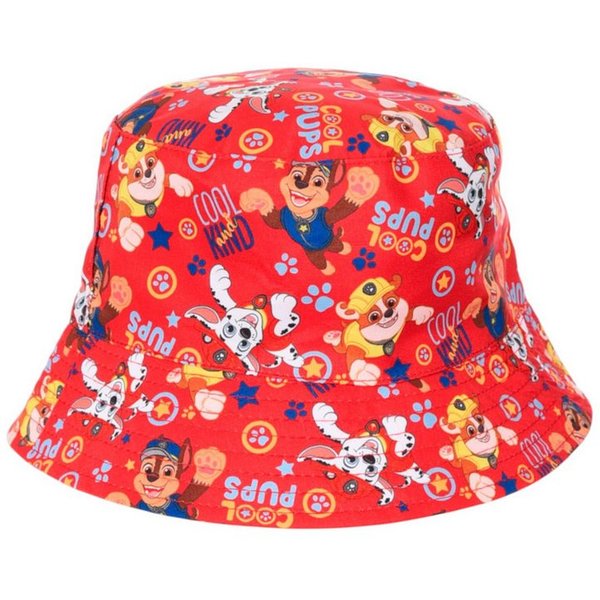 PAW PATROL Fischerhut Chase, Marshall, Rubble Sommerhut Größe 52 - 54 cm