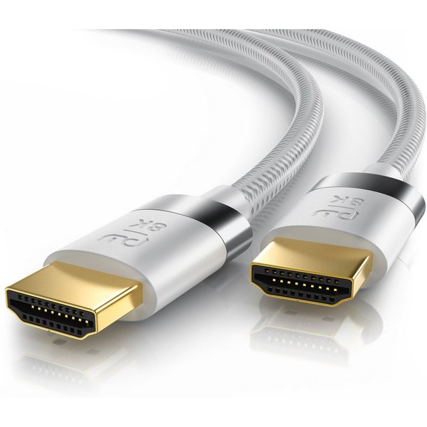 Primewire 16k HDMI Kabel 2.1+, 16k@30Hz 8k@60Hz 4k@120Hz, UHD II, HDMI-Kabel, 2.1, HDMI Typ A (1000 cm), Ultra High Speed Ethernet 48Gbps, HDR 10+ eARC 3D VRR, 