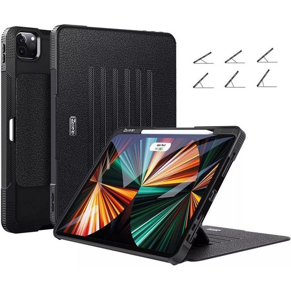 LA CUTE Tablet-Hülle iPad Pro 13 Zoll Hülle 2024 Case Magnetständer Auto Sleep Pencilfach 13 Zoll (2024), 12.9 Zoll (2022/2021/2020), Unterstützt kabelloses Lad