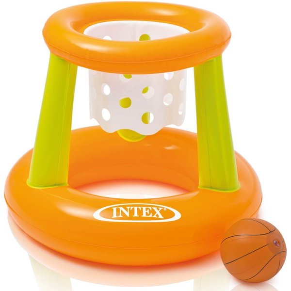 Intex Badeinsel Basketball-Korb + Ball Floating Hoops 67cm x 55cm ab 3 Jahren 58504NP