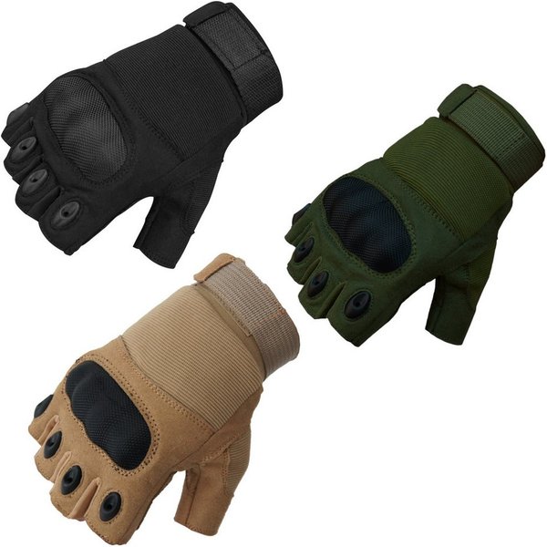 ATTONO Multisporthandschuhe Taktische Fingerlose Motorrad & Sport Handschuhe