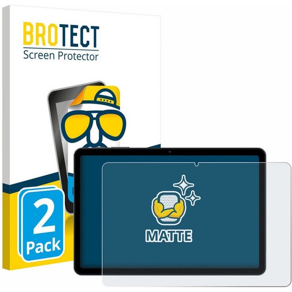 BROTECT Displayschutzfolie Schutzfolie für Tabwee T80 10.1", 2 Stück, Displayschutz Schutz Folie Matt Entspiegelungsfolie