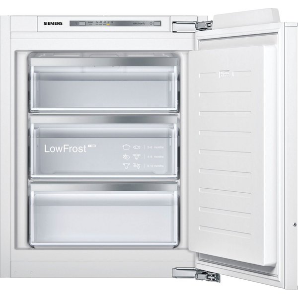 SIEMENS Einbaugefrierschrank iQ500 GI11VAFE0, 71,2 cm hoch, 56 cm breit, Low Frost: geringere Eisbildung & schnelleres Abtauen