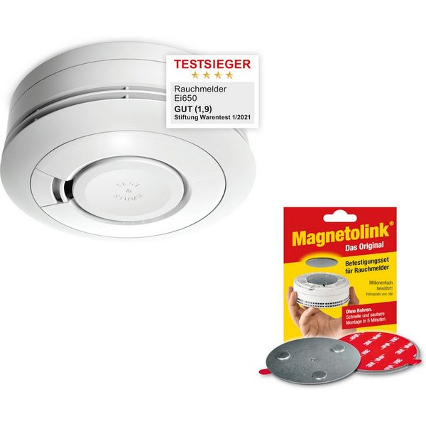 Ei Electronics Ei Electronics Ei650 Rauchmelder Inklusive Magnetolink Befestigungsset Rauchmelder