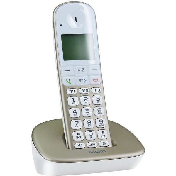 Philips Philips XL490 Telefon Schnurlos - DECT Telefon - Weiß DECT-Telefon