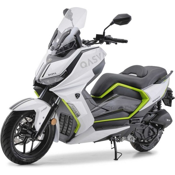 Burnout Motorroller GT-X 125 ccm Arctic Neon, 125 ccm, 92 km/h, Euro 5+, Dashcam,7 Zoll Touchscreen,Navi,Keyless Go,verstellbares Windschild