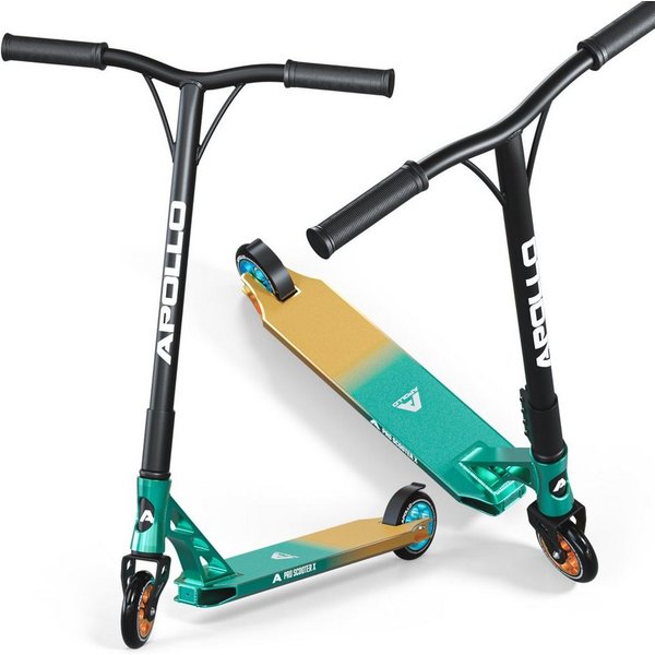 Apollo Stuntscooter Stunt Scooter Genesis X Pro - High End Stuntscooter, Profi Trick Roller mit 120mm Alu Core Wheels Kickscooter