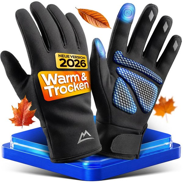 Nextcover Fahrradhandschuhe Nextcover Winter Fahrradhandschuhe Herren & Damen mit ThermoShield 2.0