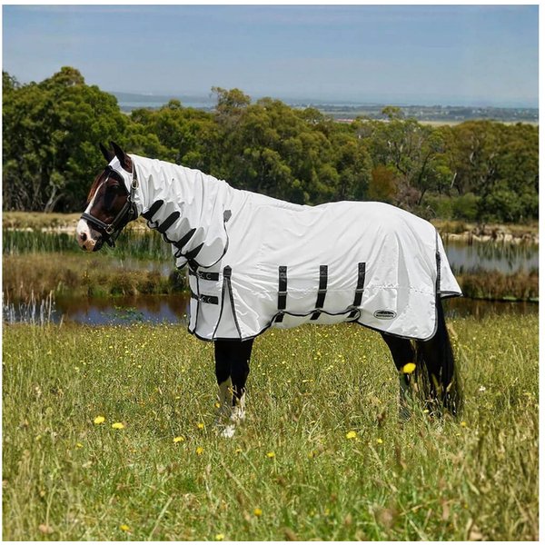 WeatherBeeta Ekzemerdecke Weatherbeeta Comfitec Sweet Itch Shield Fly Sheet Combo Ekzemerdecke