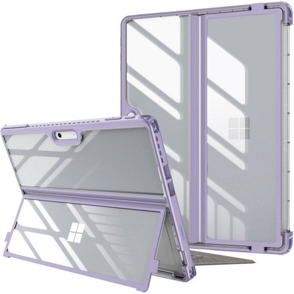 Fintie Tablet-Hülle für Microsoft Surface Pro 11/Pro 10(2024)/Pro 9/Pro 9 5G(2022) 13 Zoll, Stoßfeste Robuste Hülle mit Original Ständer, Type Cover Kompatibel
