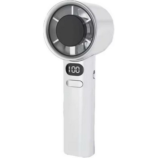 ITSHINY Handventilator Mobiler Mini-Handventilator mit USB-C, LED-Display & 120 Kühlstufen, Stufenanzeige via LED, leise Kühlung, starker Akku, kompakt & mobil