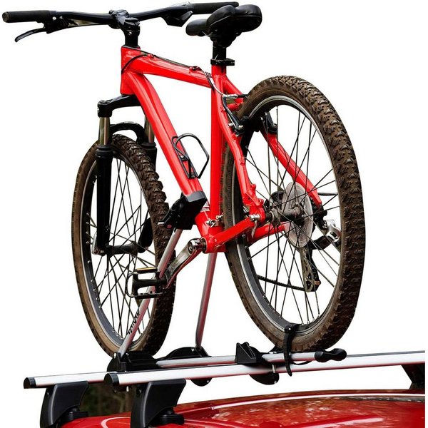 OMAC Dachfahrradträger Farad Fahrradträger bis 25 kg M-Style Dachfahrradträger EBike FatBike, (1-tlg), Rostbeständig, Abnehmbar, Leichtgewichtig