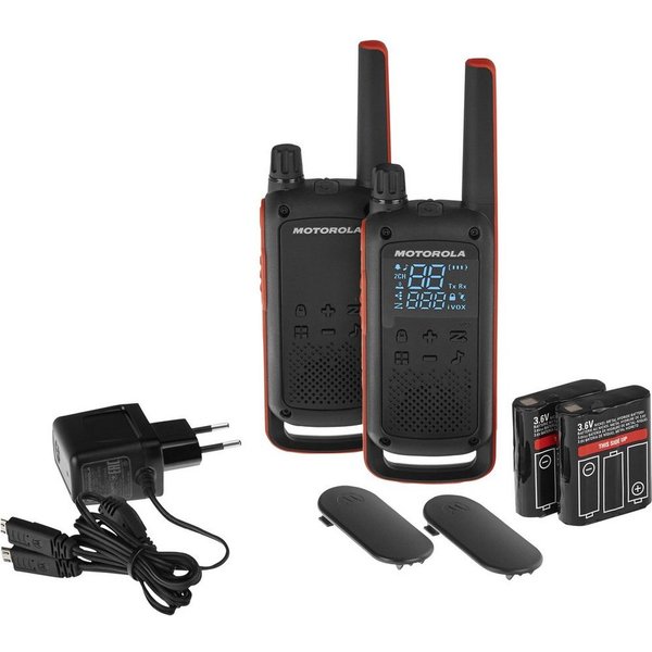 Motorola Solution Walkie Talkie Motorola Solutions TLKR T82 188068 PMR-Handfunkgerät 2er Set