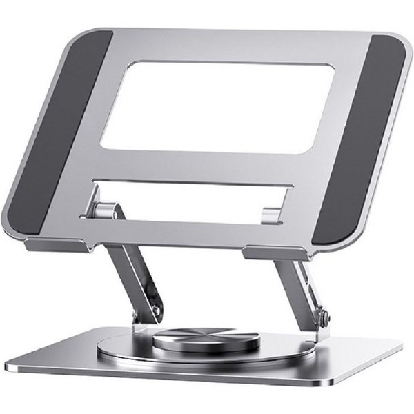 feinlux Laptop-Ständer Laptoptisch Laptop ständer mit 360 Drehbarer Basis, (bis 17 Zoll, Packung, Verstellbarer laptopständer, Belüfteter und faltbarer, Kompati