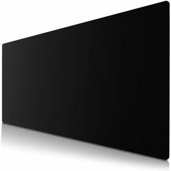 CSL Mauspad XXL Mousepad 900 x 400 x 3 mm, Tischunterlage, Elegante Leder Optik (1-St), rutschfest, abwaschbar, Office Schreibtischunterlage, schwarz