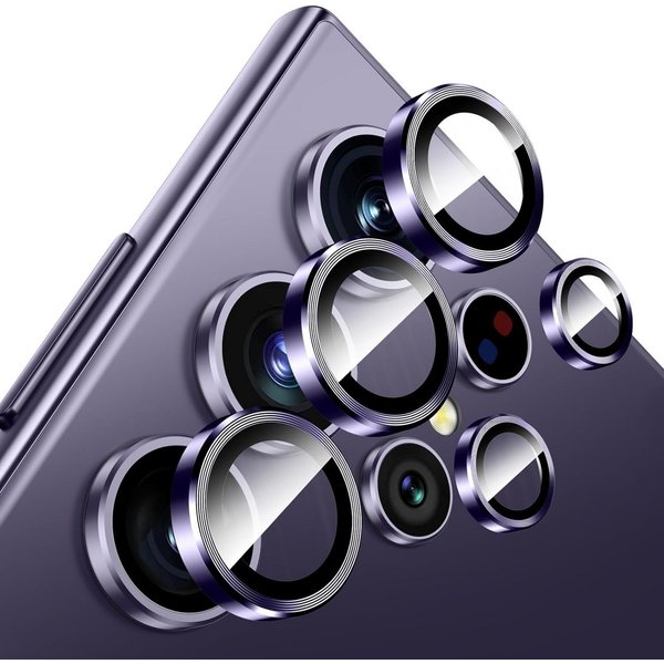 MSM Kameraschutzglas 5X Linsenglas für Samsung Galaxy S24 Ultra Schutz Panzerfolie Titan