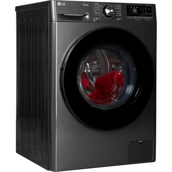 LG Waschmaschine F4WR700YB, 10 kg, 1400 U/min, AI Wash, ThinQ App inkl. Programm-Download