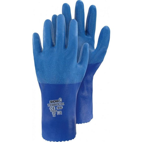 Showa Arbeitshandschuhe SHOWA TEMRES 281 Schutzhandschuh Gr. 9 / L (Membran Beschichtung: PU) wasserdicht, schweißabsorbierend, latexfrei