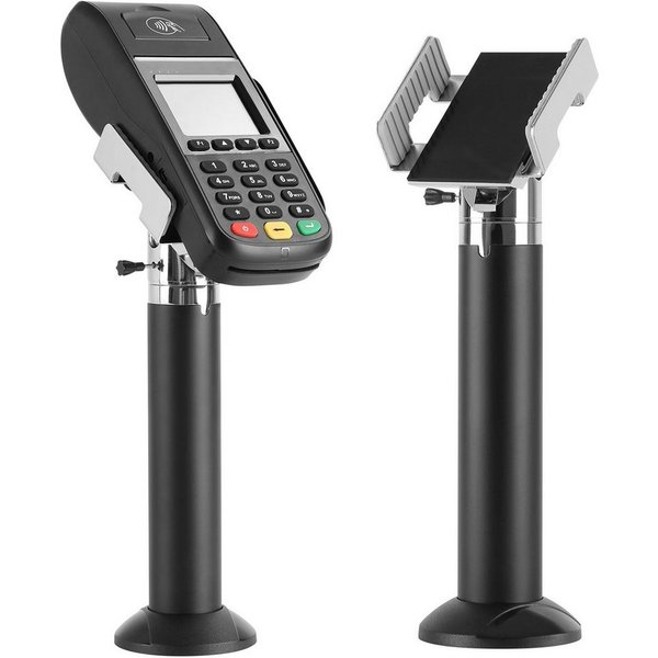 Maclean Halterung MC-847 für EC Kartenlesegeräte 69–109 mm – verstellbarer POS Terminal, (1-tlg., Ständer mit 360° Drehung, Neigung, Tischmontage & Kabelmanagem