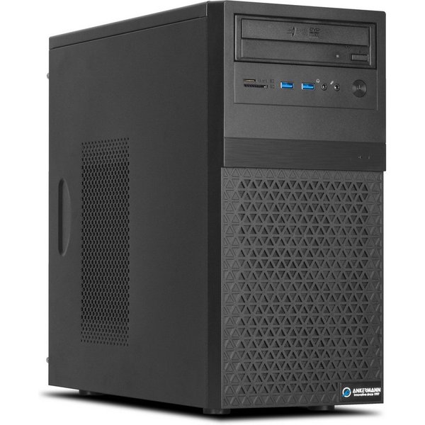 ANKERMANN-PC Office Pro V3 PC (Intel 13100F, GeForce GT 730, 16 GB RAM, 1000 GB SSD, Luftkühlung)