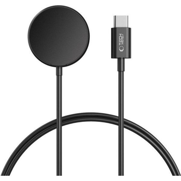 TECH PROTECT MC03 Induktions-Ladegerät (Einzelprodukt, Einzelprodukt, Magnetisches Induktionsladegerät für Samsung Galaxy Watch)