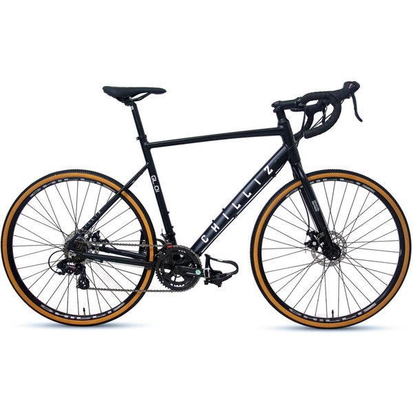 CHILLIZ Gravelbike GL.01, 14 Gang Shimano Tourney Schaltwerk, Kettenschaltung