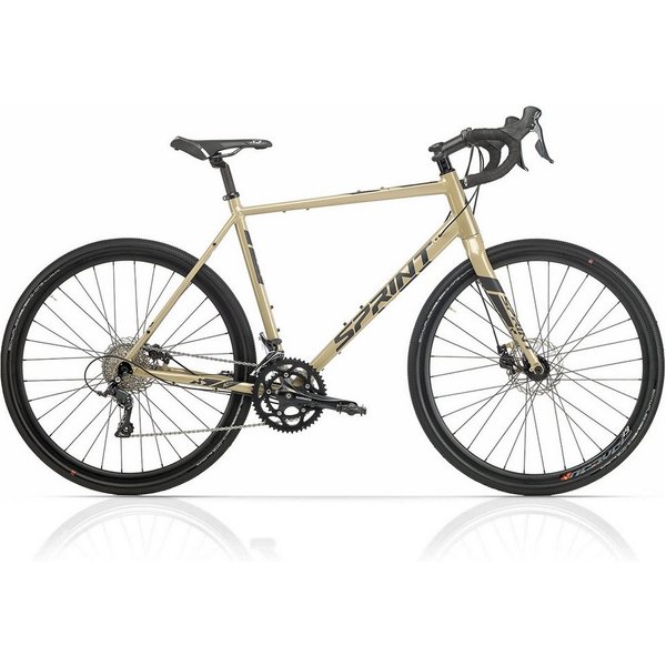Airtracks Gravelbike 28 Herren Gravel Bike WHISPER ELITE MD Fahrrad 2x9 Shimano SORA R3000, 18 Gang, Kettenschaltung, High End Gravel Fahrrad - Rahmenhöhen 52 c