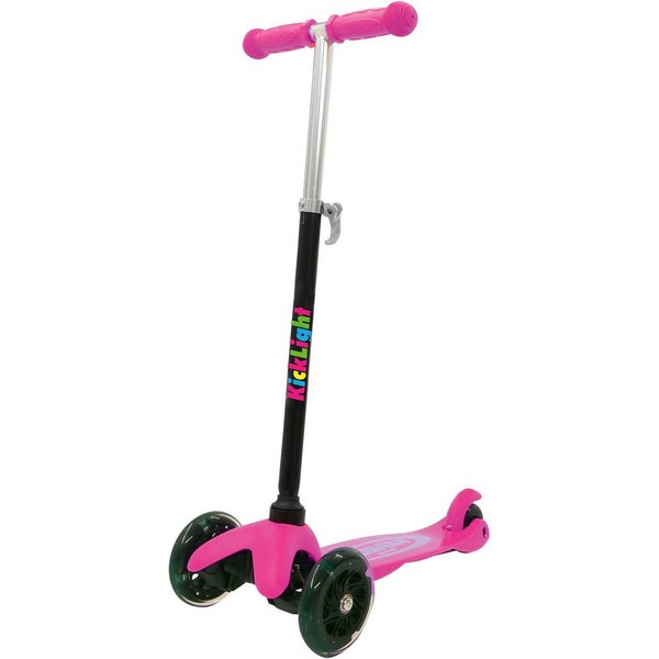 Jamara Dreiradscooter KickLight, mit LED-Rädern