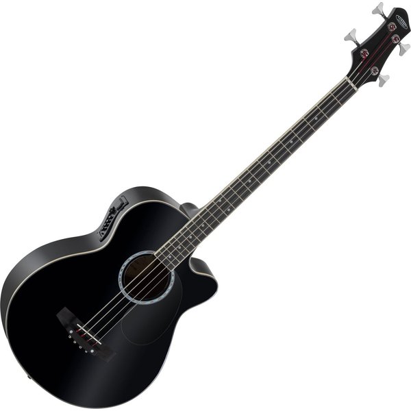 Classic Cantabile Akustik-Bass AB4-20CE Short Scale-Akustik Bass - mit Tonabnehmer, Grand Concert mit Cutaway, Undersaddle-Piezo mit EQ-7545R Preamp
