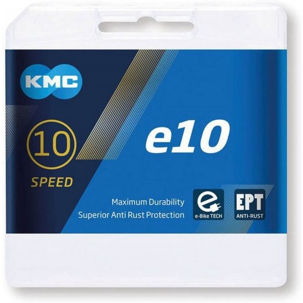 KMC Fahrradkette Kette 10-fach E-Bike e10 EPT 136 Glieder Antrieb