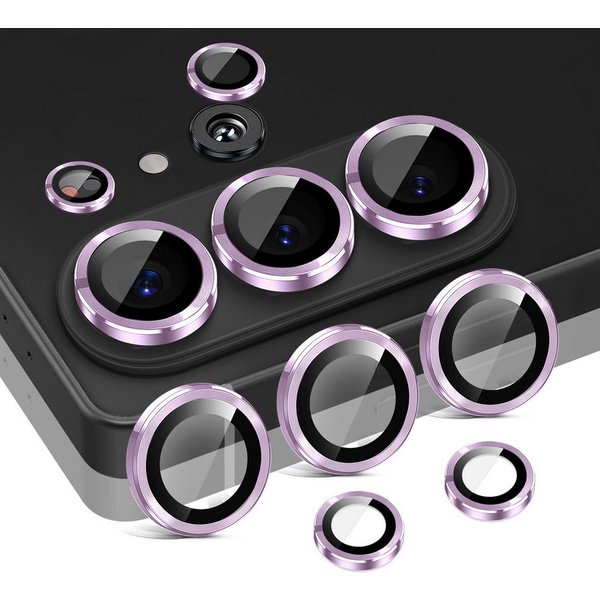 Tec-Expert Kameraschutzglas 9H Kameraglas Set in Helles Violett für Samsung Galaxy S26 Ultra für Samsung Galaxy S26 Ultra, Linsenschutzglas Set, 1 Stück, Kamera