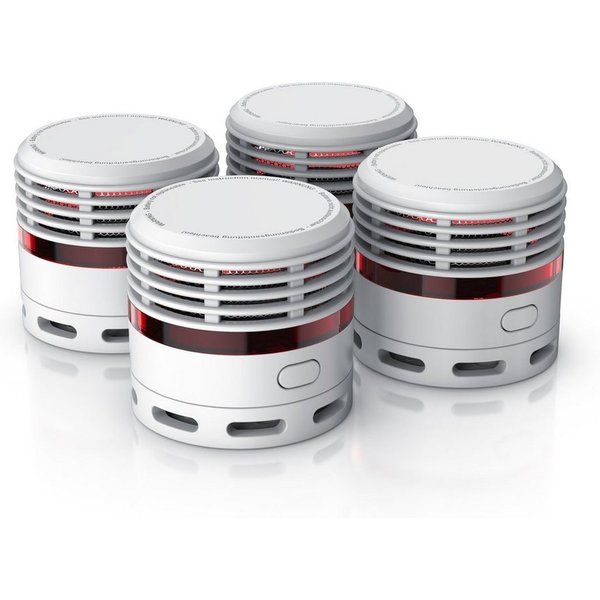 Brandson 10 Jahre Batterie, Lautstärke 85 db, LED, Prüftaste, TÜV Zertifiziert Rauchmelder (wartungsfrei, einfache Deckenmontage, zuverlässiger Schutz)
