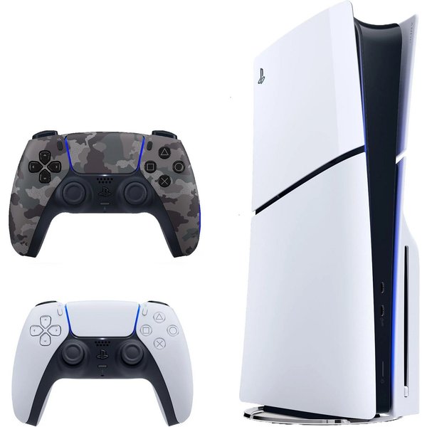 Playstation Playstation 5 Slim 1TB mit Blu-ray Laufwerk + 2 Controller Wunschfarbe