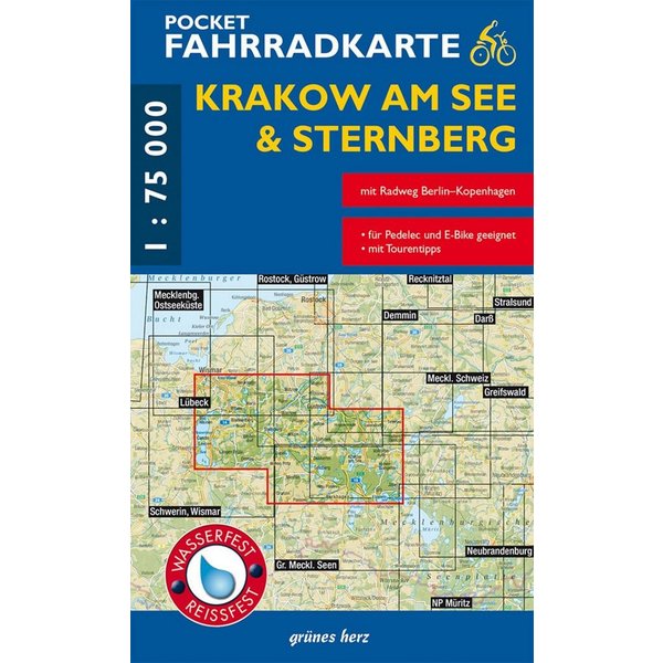 Pocket-Fahrradkarte Krakow am See & Sternberg / diverse
