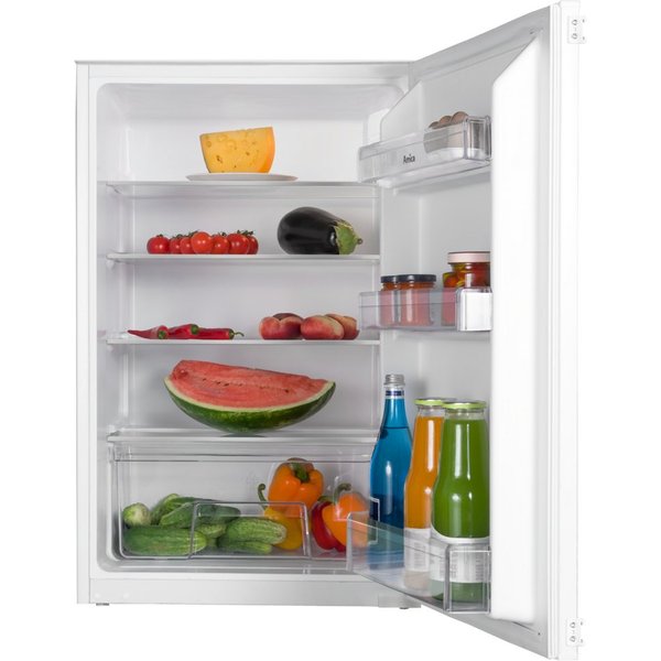 Amica Einbaukühlschrank EVKSS 353 900, 87,1 cm hoch, 54 cm breit, Ruhig, übersichtlich, passend – dein Kühlschrank für jeden Alltag