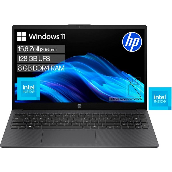 HP 15-fd0220ngx Notebook (39,6 cm/15,6 Zoll, Intel N-Reihe N250, Intel Graphics, 8 GB)