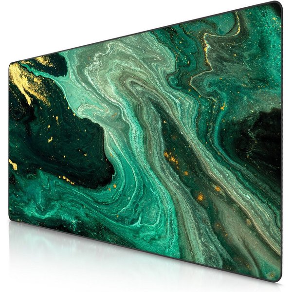 Titanwolf Gaming Mauspad XXXL Speed Mousepad 1200 x 600 x 3 mm, große Schreibtischauflage (1-St), rutschfest, abwaschbar, Geschwindigkeit & Präzision, Marmor Gr
