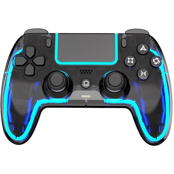 Wigento Wireless Controller PS5 Dual Hall Effect Joystick ABS Schwarz Gaming-Adapter, 0 cm, Hall Effect Joysticks