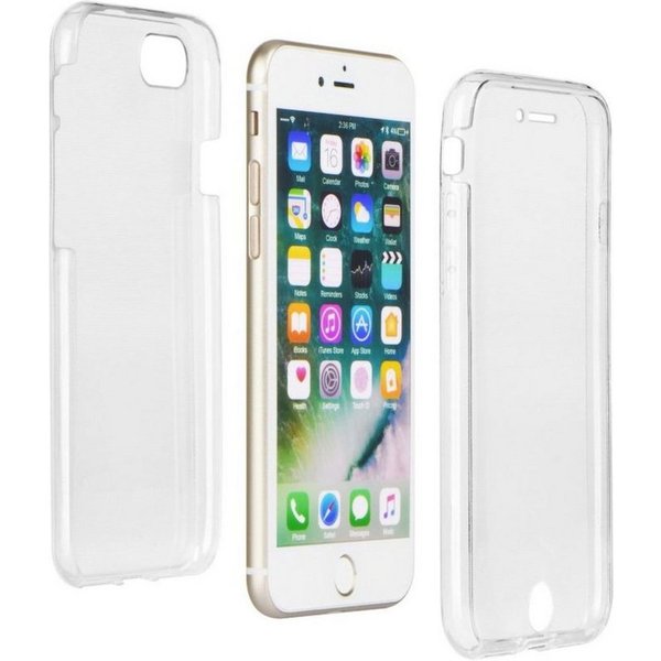cofi1453 Smartphone-Hülle 360° Full Body Silikon Case Schutz Hülle Handy Tasche Schale