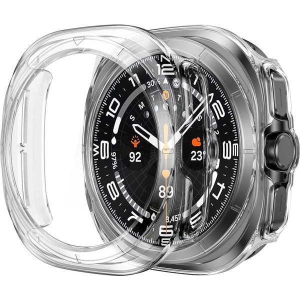 MSM Smartwatch-Hülle Hülle für Samsung Galaxy Watch Ultra 47mm 2025 Schutzglas Panzerfolie