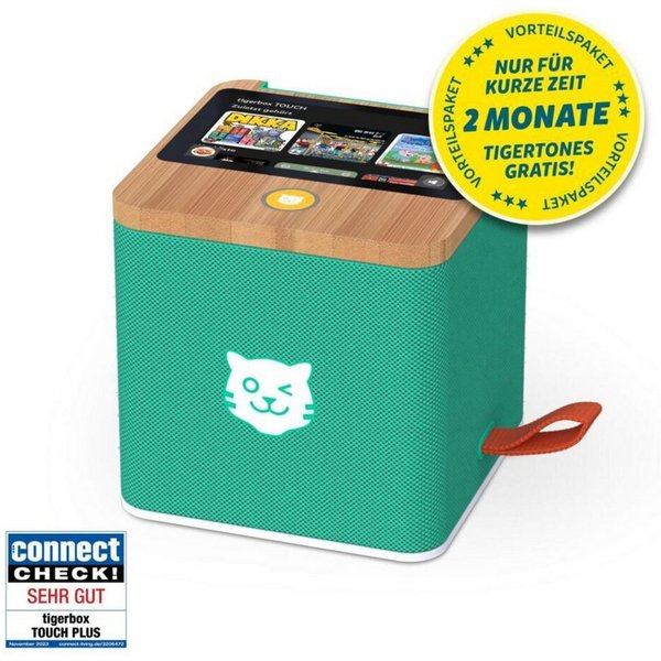 Hörspielfigur Tigerbox TOUCH PLUS (grün) - Vorteilspaket