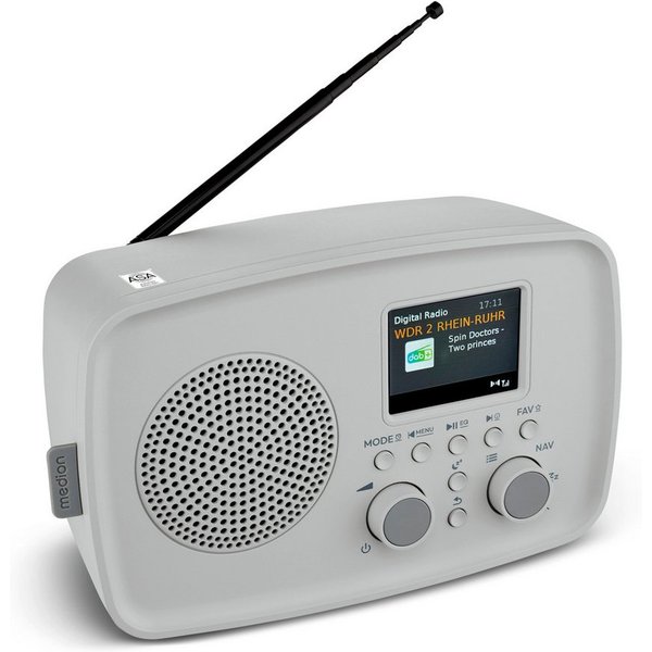 Medion® Audio-System MEDION LIFE DAB+ Radio DRE-1 (MD89288) (5 W, Bluetooth 5.3)