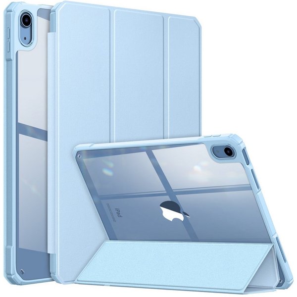 Fintie Tablet-Hülle für iPad 11. Generation 2025 11"(A16), iPad 10. Generation 2022 10.9", Ultradünn Case mit transparenter Rückseite Abdeckung, Auto Schlaf/Wac