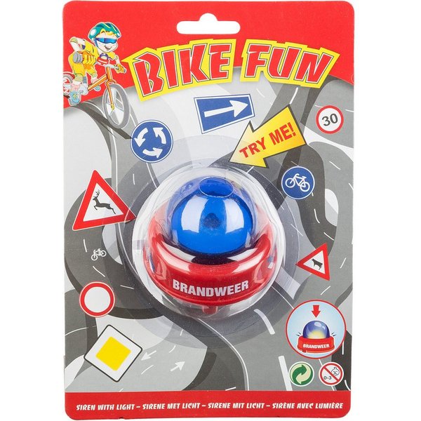 Smart-Planet Fahrradklingel Feuerwehr Fahrradklingel - Spielzeug Fahrradsirene – für Kinder