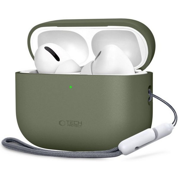 TECH PROTECT Kopfhörer-Schutzhülle Silikonhülle für AirPods Pro 3, Passgenauer Rundumschutz für das Ladecase