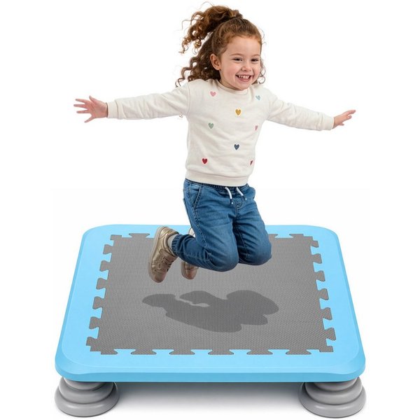 Youyijia Kindertrampolin Trampolin für Kinder – Mini Trampolin mit Rutschfester Oberfläche