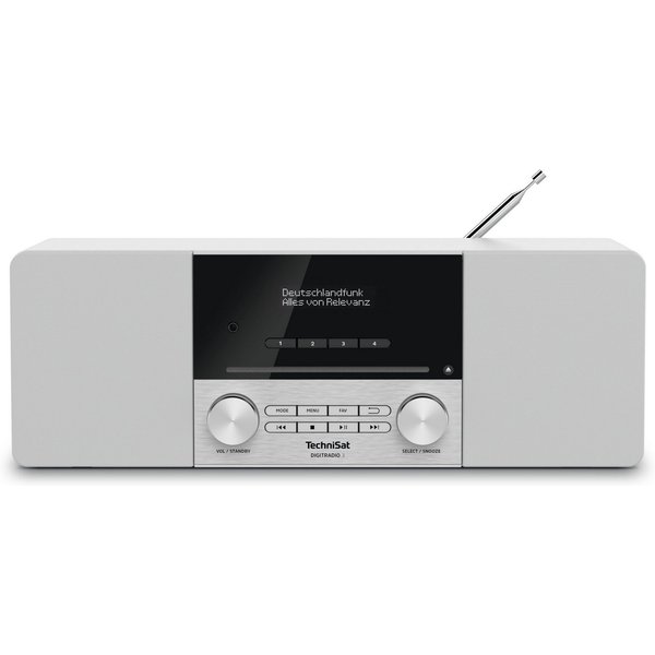 TechniSat DIGITRADIO 3 Digitalradio (DAB) (Digitalradio (DAB), FM-Tuner mit RDS, 20 W, CD-Player mit Resume, Bluetooth, ELAC-Stereosound)
