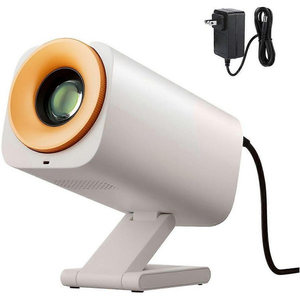 Blossom Tragbarer Projektor Beamer V16, 1080p, 4K, Android 13, WiFi 6, BT 5.0 Beamer (8000 lm, 15–150 Zoll Projektor, 8000 Lumen LED, Faltbarer, für Indoor Outd