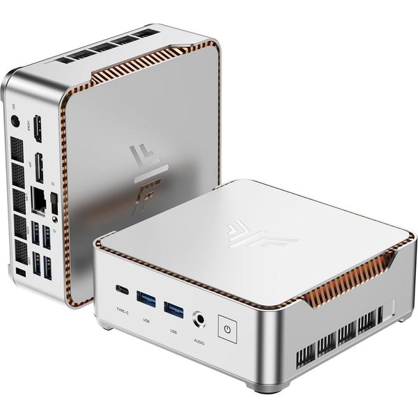 NiPoGi P2 Mini PC AMD Ryzen Embedded R2544, 8/16GB RAM, 256GB SSD,bis 3,7 GHz Mini-PC (AMD Ryzen R2544 R2544, AMD Radeon™ Graphics, 8 GB RAM, 256 GB SSD, Lüfter